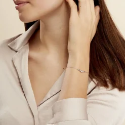 Bracelet Tovia Argent Blanc Oxyde De Zirconium