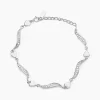 Bracelet Tulin Argent Blanc Oxyde De Zirconium