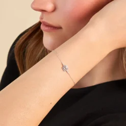 Bracelet Twila Or Blanc Oxyde De Zirconium