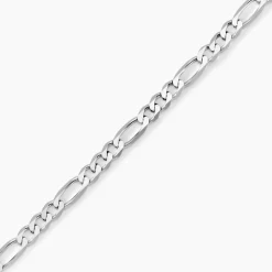 Bracelet Vivian Maille Alternee 1/3 Argent Blanc