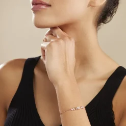 Bracelet Wanda Argent Rose Oxyde De Zirconium