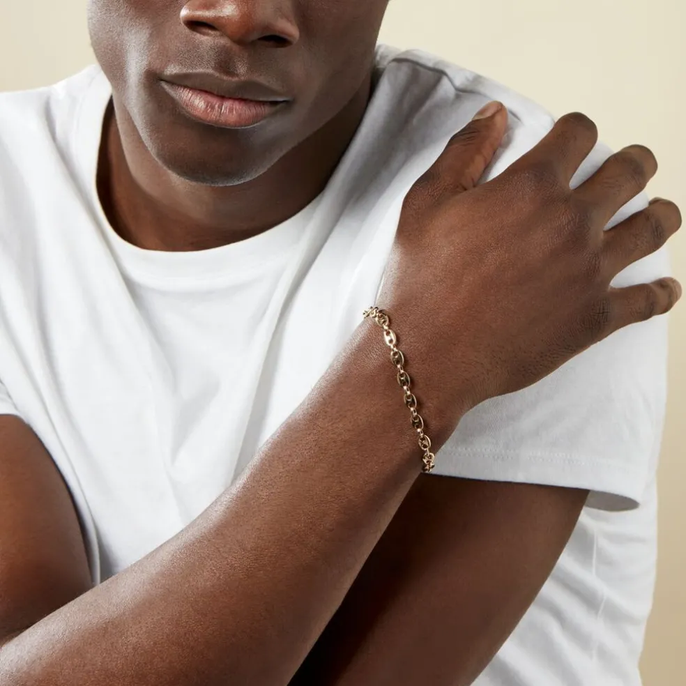 Bracelet William Plaqué Or Jaune