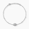 Bracelet Wisteria Argent Blanc Oxyde De Zirconium