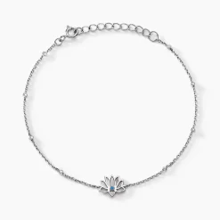 Bracelet Wisteria Argent Blanc Oxyde De Zirconium