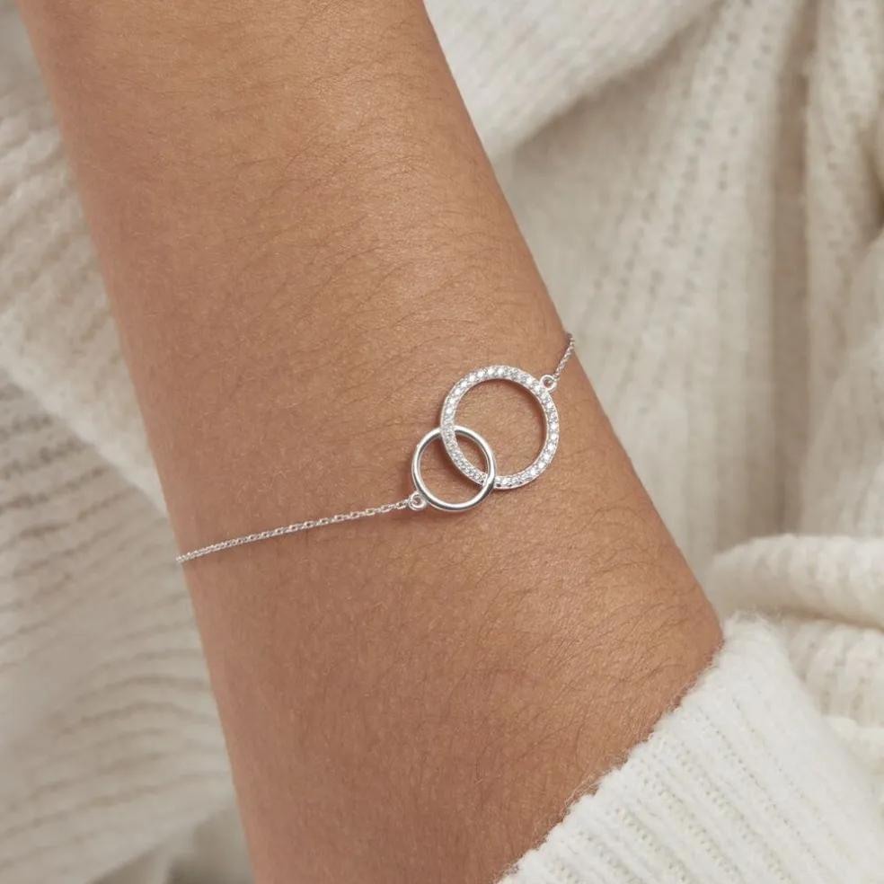 Bracelet Yalaz Argent Blanc Oxyde De Zirconium