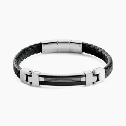 Bracelet Yannick Acier Blanc