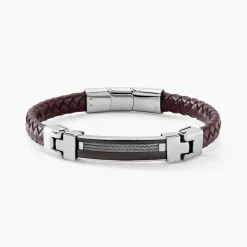 Bracelet Yannick Acier Blanc