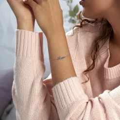 Bracelet Yuki Argent Blanc