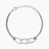 Bracelet Yutan Argent Blanc