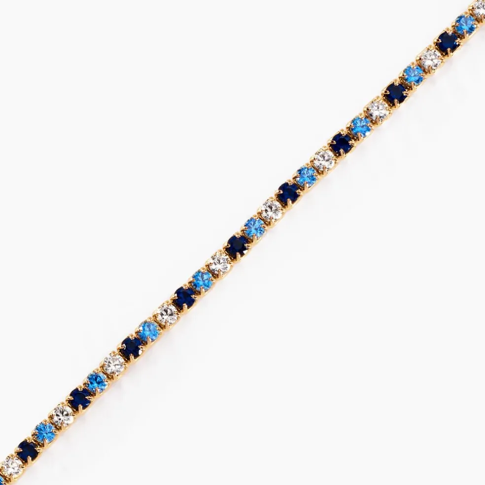 Bracelet Zoelia Plaqué Or Jaune Pierres De Synthèse