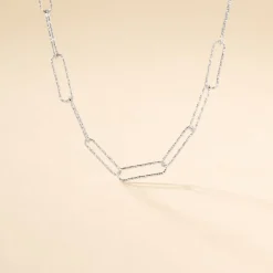 Chaine Hekla Argent Blanc