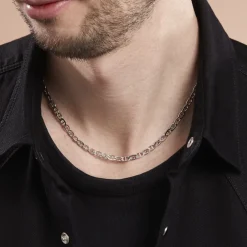 Chaine Piato Argent Blanc