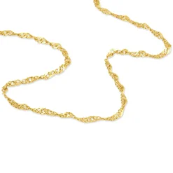 Chaîne Abbygail Maille Singapour Or Jaune