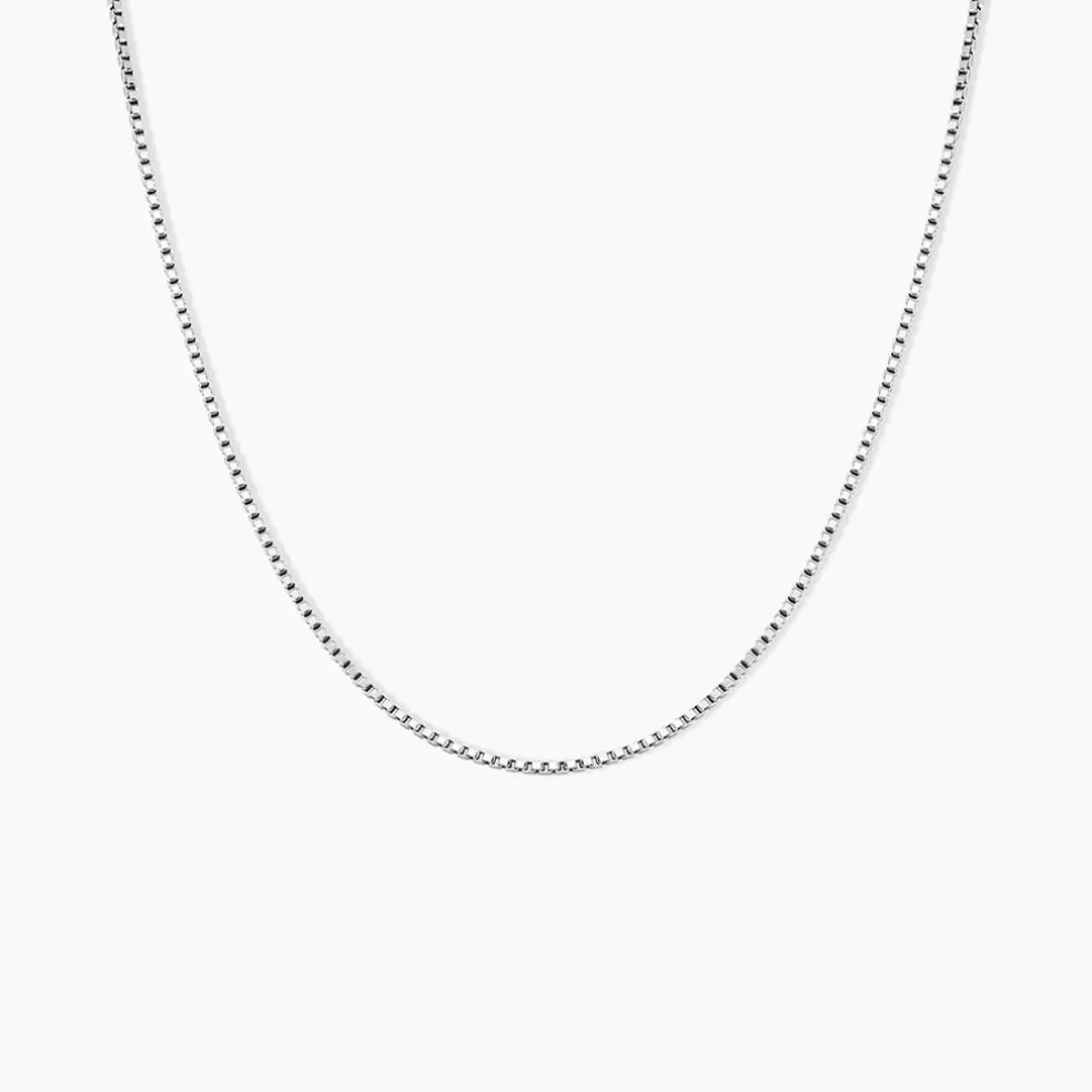 Chaîne Alyze Argent Blanc