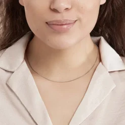 Chaîne Alyze Argent Blanc