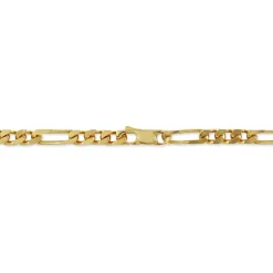 Chaîne Bixente Maille Alternee 1/3 Plaqué Or Jaune