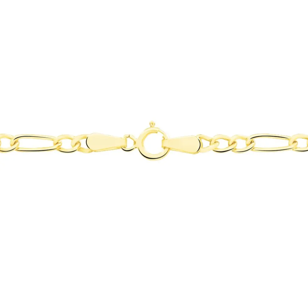 Chaîne Cameo Maille Alternee 1/3 Or Jaune