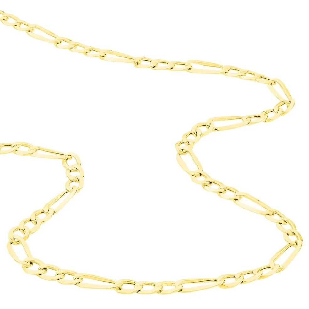 Chaîne Cameo Maille Alternee 1/3 Or Jaune