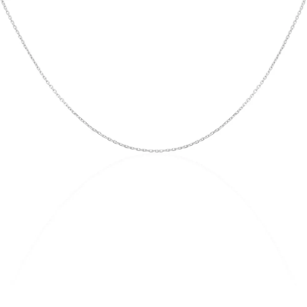 Chaîne Claudine Argent Blanc