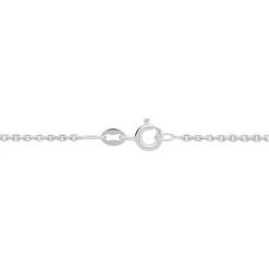Chaîne Claudine Maille Forçat Argent Blanc