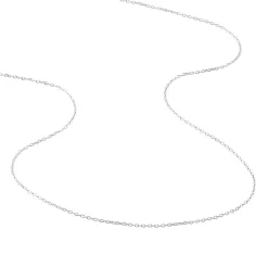Chaîne Claudine Maille Forçat Argent Blanc