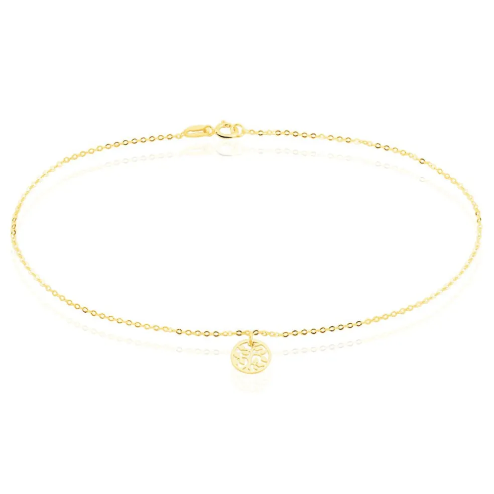 Chaîne De Cheville Aravinda Or Jaune