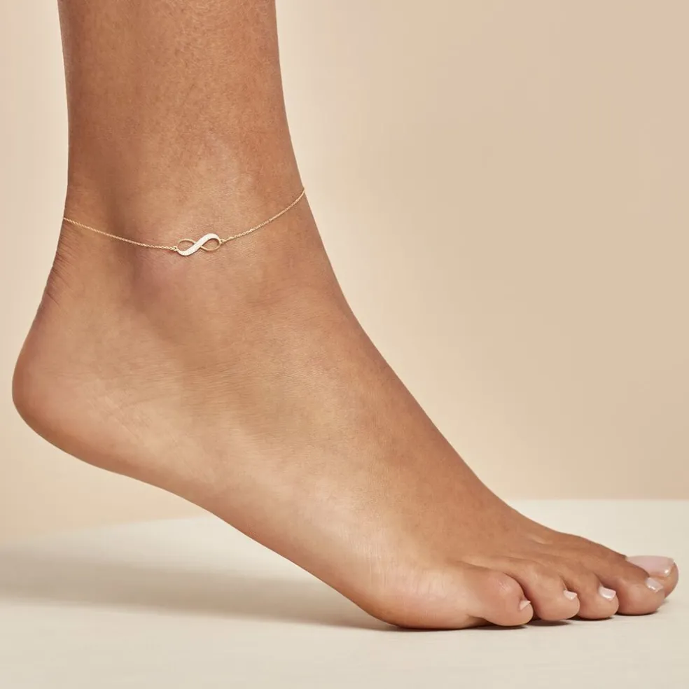 Chaîne De Cheville Esparcette Or Jaune