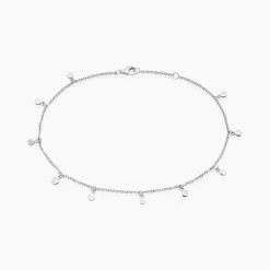 Chaîne De Cheville Fillira Argent Blanc