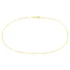 Chaîne De Cheville Maille Forçat Or Jaune