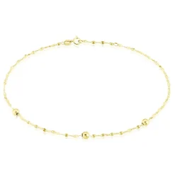 Chaîne De Cheville Plantie Or Jaune