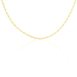 Chaîne Esma Maille Alternee 1/3 Or Jaune