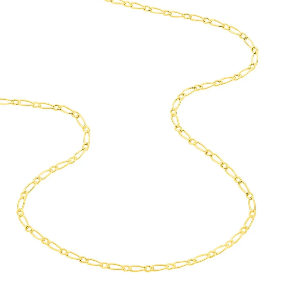 Chaîne Esma Maille Alternee 1/3 Or Jaune