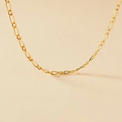 Chaîne Esma Maille Alternee 1/3 Or Jaune