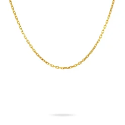 Chaîne Igoa Maille Forçat Diamantee Or Jaune