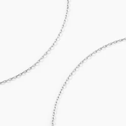 Chaîne Igoa Maille Forçat Diamantee Or Blanc