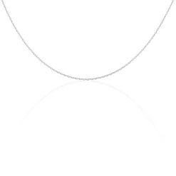 Chaîne Igoa Maille Forçat Diamantee Or Blanc