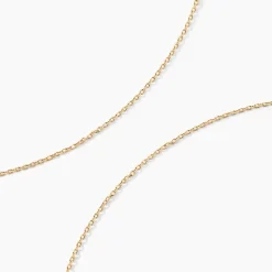 Chaîne Igoa Maille Forçat Diamantee Or Jaune