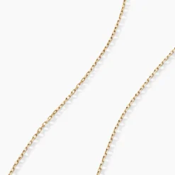 Chaîne Igoa Maille Forçat Diamantee Or Jaune