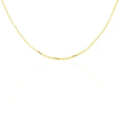 Chaîne Igoa Maille Forçat Diamantee Or Jaune