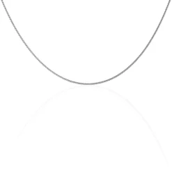 Chaîne Imad Maille Gourmette Or Blanc