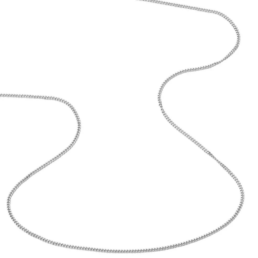 Chaîne Imad Maille Gourmette Or Blanc