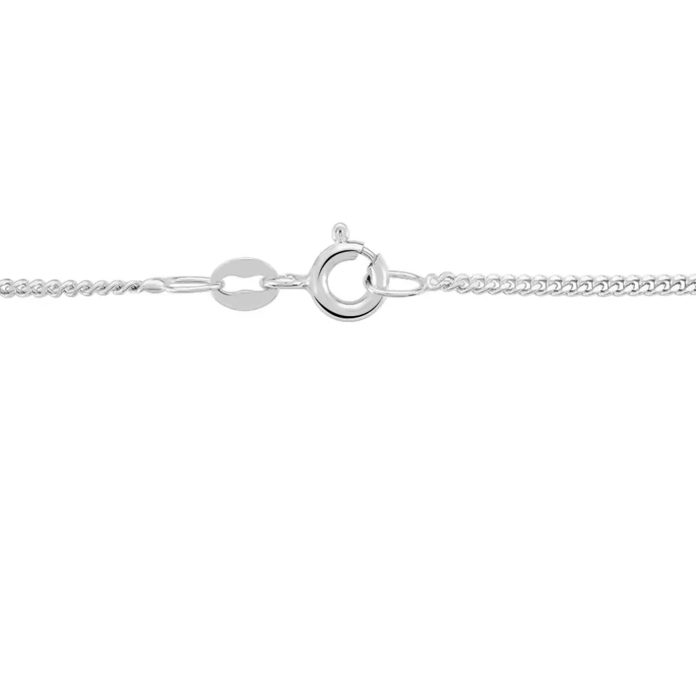 Chaîne Imad Maille Gourmette Or Blanc