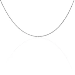 Chaîne Imad Maille Gourmette Or Blanc