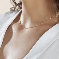 Chaîne Imanie Maille Singapour Or Jaune