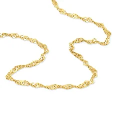 Chaîne Imanie Maille Singapour Or Jaune