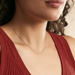 Chaîne Iris Maille Gourmette Or Blanc