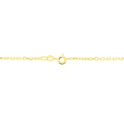 Chaîne Keyssie Maille Forçat Diamantée Or Jaune