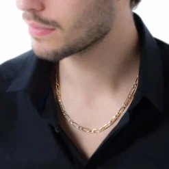 Chaîne Ophelio Maille Alternee 1/1 Or Jaune