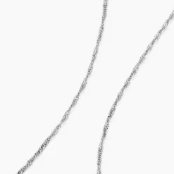 Chaîne Shanone Argent Blanc