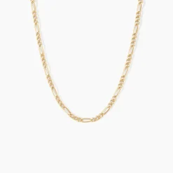 Chaîne Valene Maille Alternée 1/3 Or Jaune